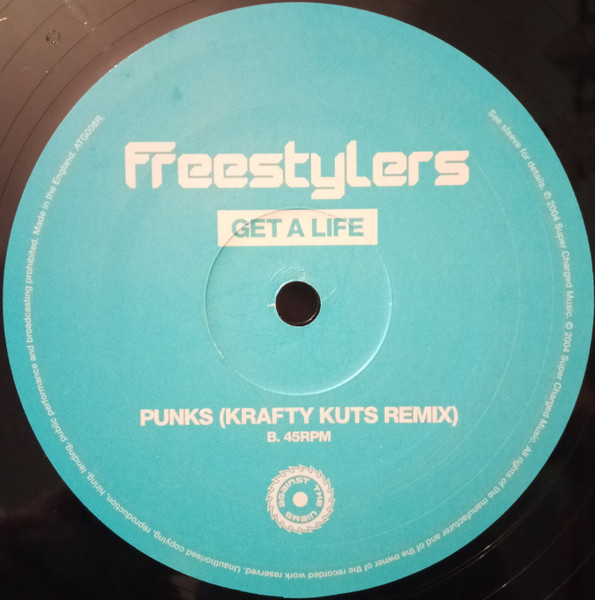 Freestylers - Get A Life (Remixes), Electronic, Breakbeat, Breaks, 2004 - Against The Grain, UK, Vinyl 1x 12"