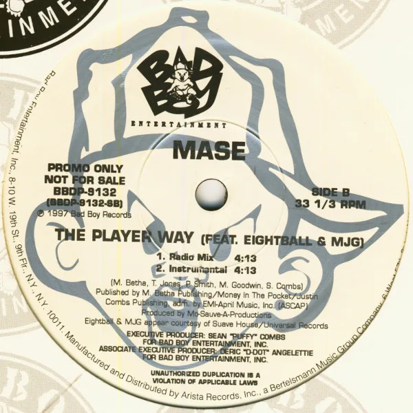 Album cover for The Player Way by Mase Feat. Eightball & M.J.G.