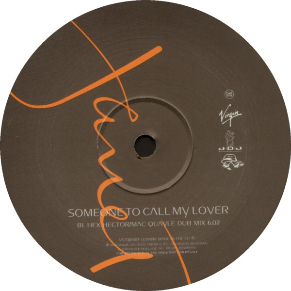 Janet Jackson - Someone To Call My Lover (Hex Hector/Mac Quayle Club Mix), Electronic, House, 2001 - Virgin, UK, Vinyl 1x 12"