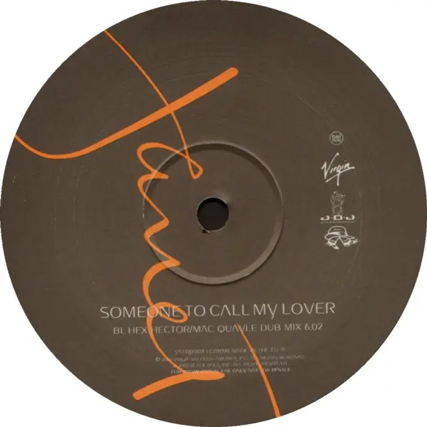 Janet Jackson - Someone To Call My Lover (Hex Hector/Mac Quayle Club Mix), Electronic, House, 2001 - Virgin, UK, Vinyl 1x 12"