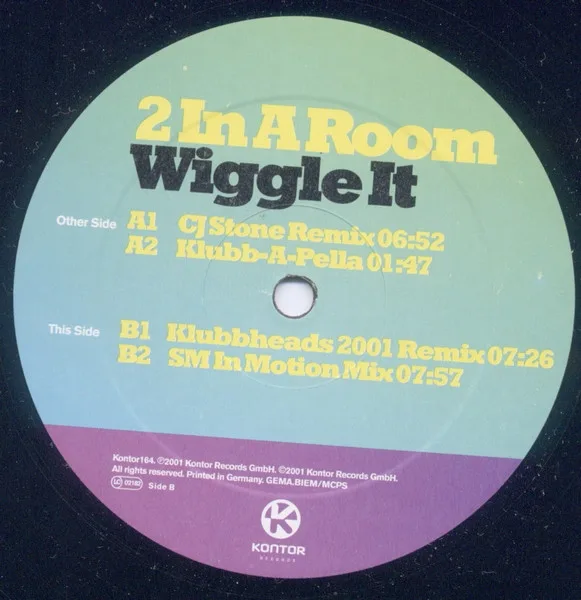 Album cover for Wiggle It by 2 In A Room