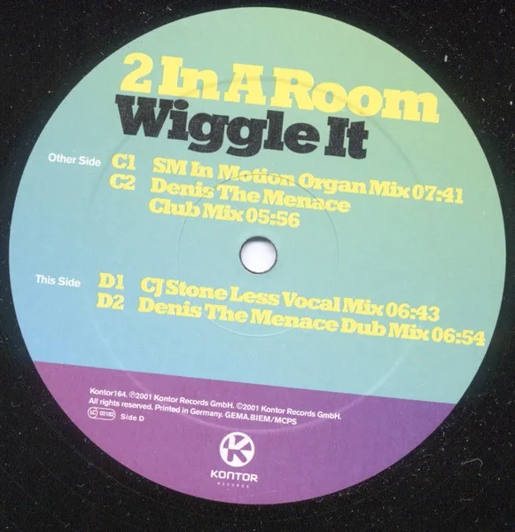 Album cover for Wiggle It by 2 In A Room
