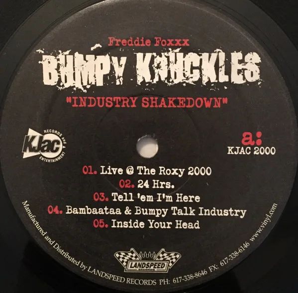 Album cover for Industry Shakedown by Freddie Foxxx / Bumpy Knuckles