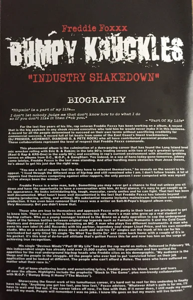 Album cover for Industry Shakedown by Freddie Foxxx / Bumpy Knuckles