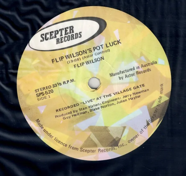 Album cover for Flips Wilson's Pot Luck by Flip Wilson