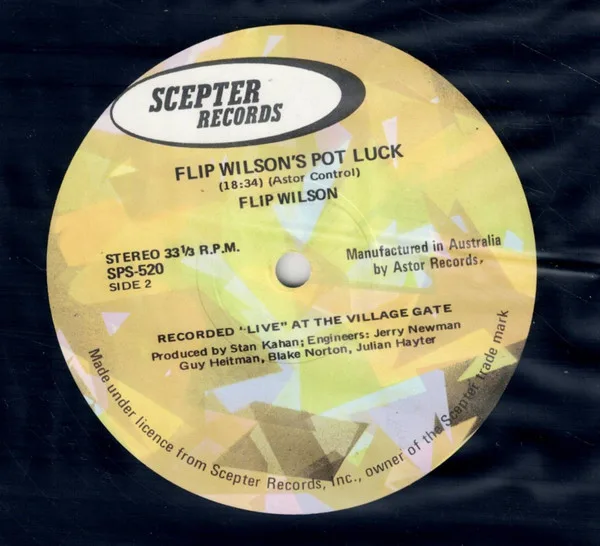 Album cover for Flips Wilson's Pot Luck by Flip Wilson