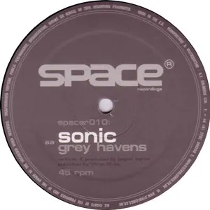 Sonic - 4 Manchester / Grey Havens, Electronic, Drum n Bass, 2004 - Space Recordings, UK, Vinyl 1x 12", 45 RPM