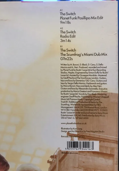 Album cover for The Switch by Planet Funk