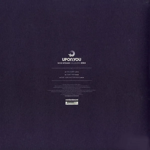 Album cover for Callejera by Nico Stojan