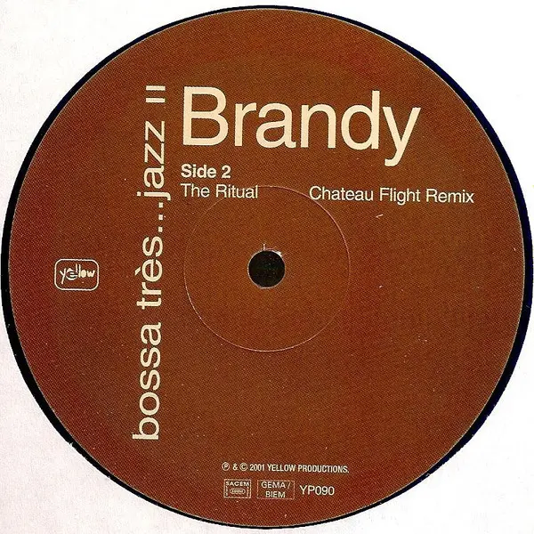 Brandy - The Ritual, Electronic, Deep House, Future Jazz, Techno, 2001 - Yellow Productions, France, Vinyl 1x 12", 33 ⅓ RPM