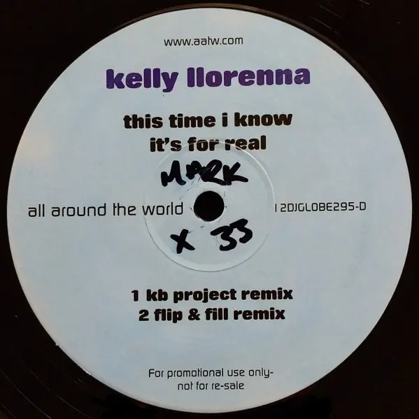 Kelly Llorenna - This Time I Know It's For Real, Electronic, Donk, Euro House, Hard House, House, Trance, 2003 - All Around T