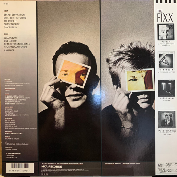 Fixx, The - Walkabout - 1986 - Pop Rock - MCA Records - Vinyl 1x LP, Album, Stereo