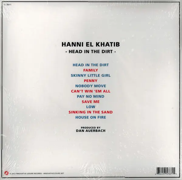 Hanni El Khatib - Head In The Dirt, Rock, Garage Rock, 2013 - Innovative Leisure Records, US, Vinyl 1x LP, Album