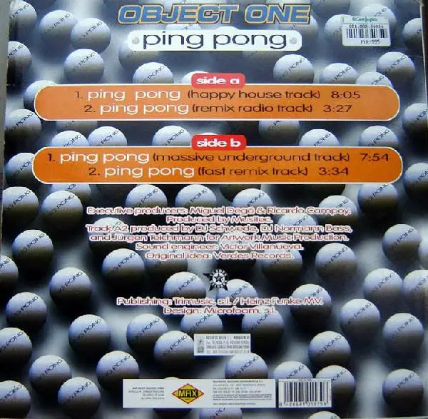 Album cover for Ping Pong (Remixes) by Object One