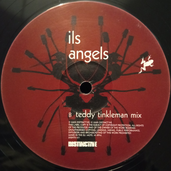Ils - Angels (Part Two), Electronic, Breaks, Progressive House, 2005 - Distinct'ive Records, UK, Vinyl 1x 12"
