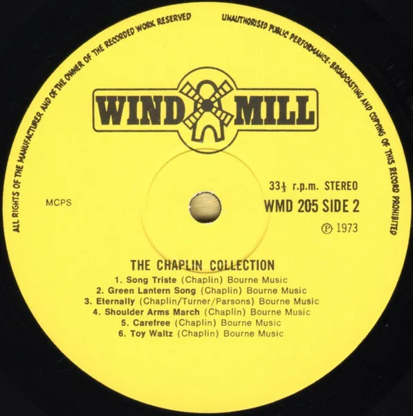 Album cover for The Chaplin Collection by Syd Dale Orchestra, The