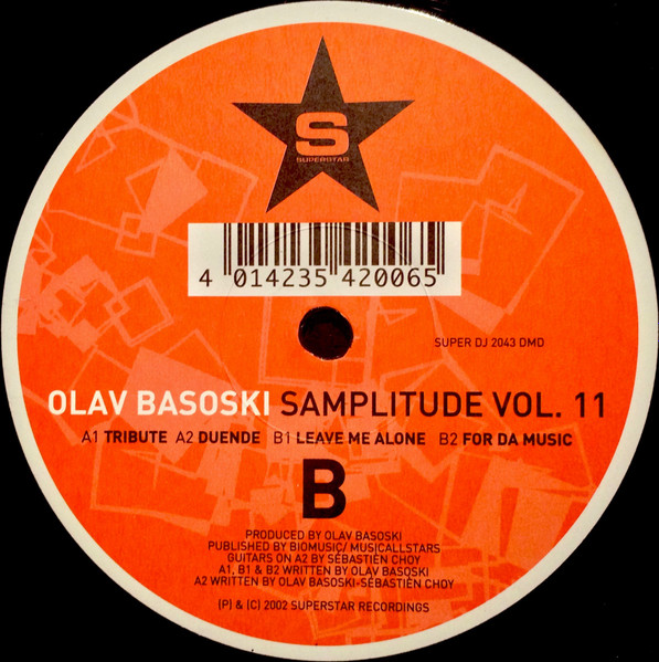 Olav Basoski - Samplitude Vol. 11, Electronic, House, Latin, 2002 - Superstar Recordings, Germany, Vinyl 1x 12"