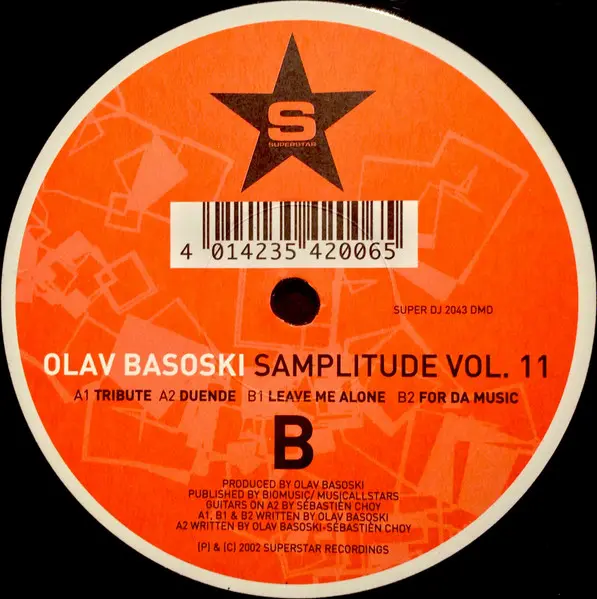 Olav Basoski - Samplitude Vol. 11, Electronic, House, Latin, 2002 - Superstar Recordings, Germany, Vinyl 1x 12"