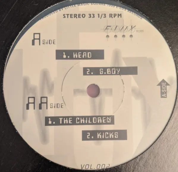 Various - Vol.002, Electronic, Rock, Big Beat, Nu Metal, 1999 - E-Lux Records, Vinyl 1x 12", Compilation, Promo, Unofficial R