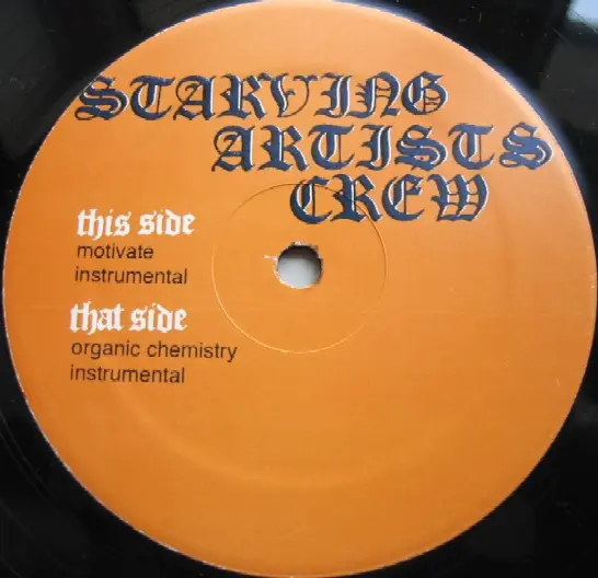 Starving Artists Crew - Motivate, Hip Hop, 2003 - SAC Records, US, Vinyl 1x 12"