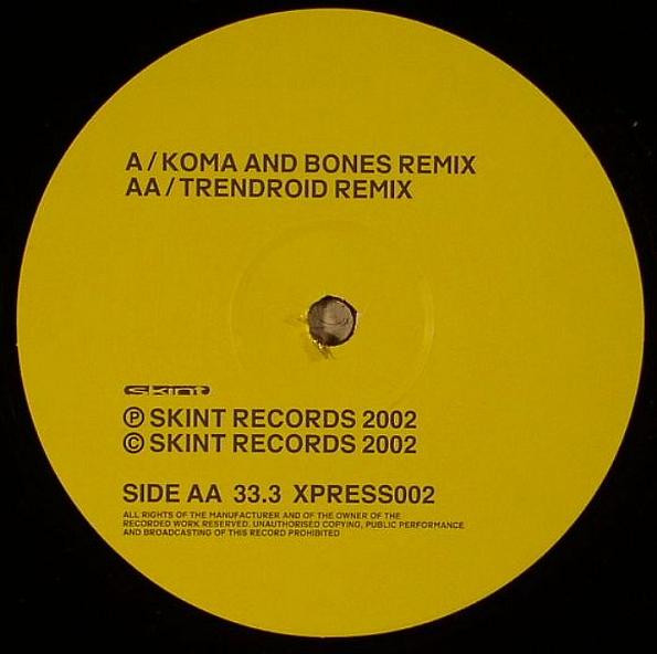 X-Press 2 - Smoke Machine (The Remixes), Electronic, Breakbeat, Breaks, Techno, 2002 - Skint, UK, Vinyl 1x 12", 33 ⅓ RPM