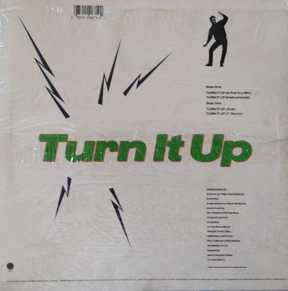 Michael Davidson - Turn It Up, Electronic, Eurobeat, Hi NRG, 1987 - Sire, US, Vinyl 1x 12", 33 ⅓ RPM, Maxi-Single