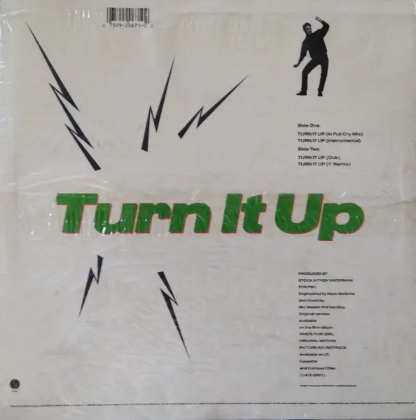 Michael Davidson - Turn It Up, Electronic, Eurobeat, Hi NRG, 1987 - Sire, US, Vinyl 1x 12", 33 ⅓ RPM, Maxi-Single