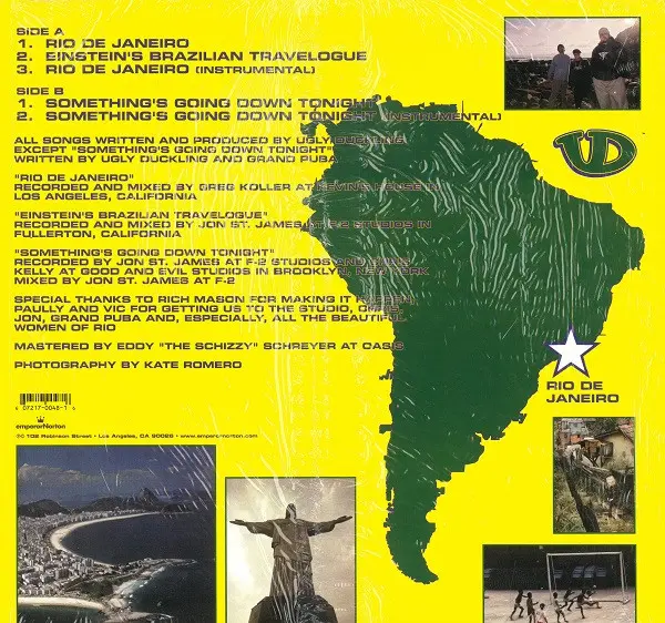 Ugly Duckling - Rio De Janeiro / Something's Going Down Tonight, Hip Hop, 2003 - Emperor Norton, US, Vinyl 1x 12", 33 ⅓ RPM