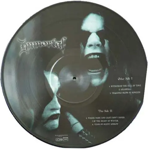 Immortal - At The Heart Of Winter, Rock, Black Metal, 1999 - Osmose Productions, France, Vinyl 1x LP, Album, Limited Edition,