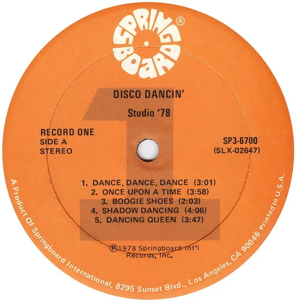Album cover for Disco Dancin' by Studio '78