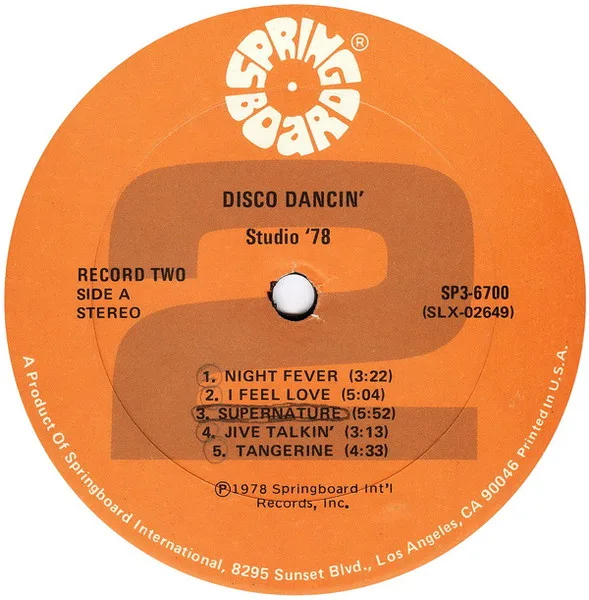 Album cover for Disco Dancin' by Studio '78