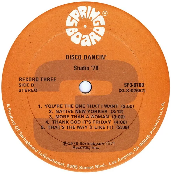 Album cover for Disco Dancin' by Studio '78