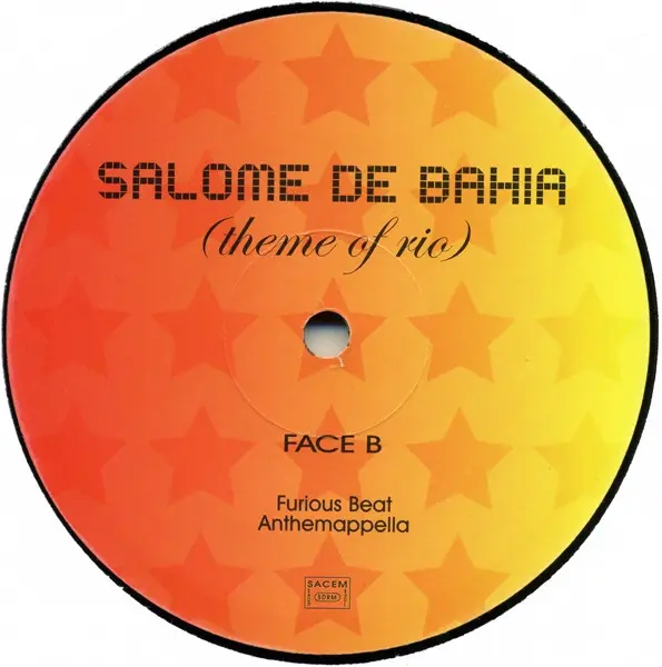 Salomé De Bahia - Theme Of Rio, Electronic, Deep House, House, 2002 - Yellow Productions, France, Vinyl 1x 12"