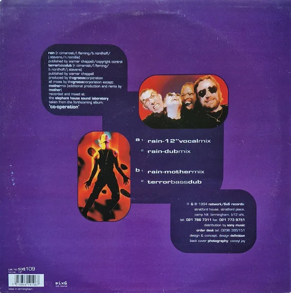 Album cover for Rain by Groove Corporation Featuring Romillie