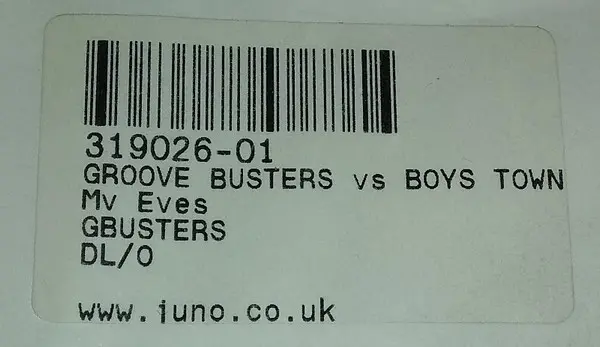 Groove Busters (5) vs. Boys Town Gang - My Eyes, Electronic, Disco, House, GBUSTERS, UK, Vinyl 1x 12", 33 ⅓ RPM, Single Sided