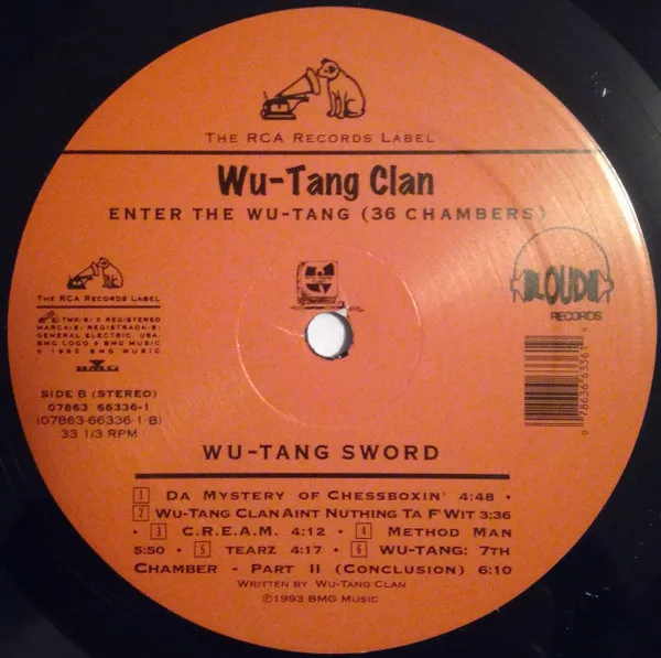 Album cover for Enter The Wu-Tang (36 Chambers) by Wu-Tang Clan
