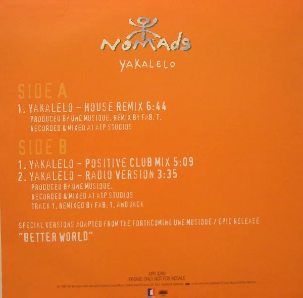 Album cover for Yakalelo by Nomads