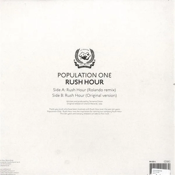 Album cover for Rush Hour - Part One by Population One