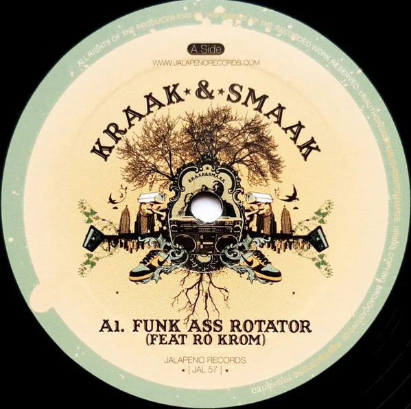 Album cover for Funk Ass Rotator / Mad As Hell by Kraak & Smaak