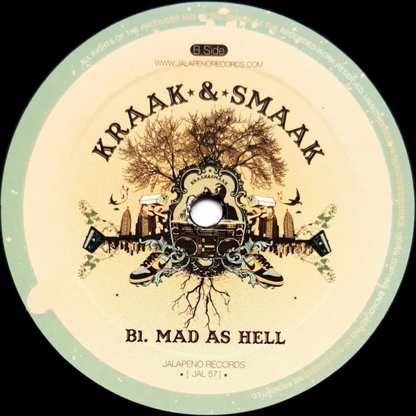 Album cover for Funk Ass Rotator / Mad As Hell by Kraak & Smaak
