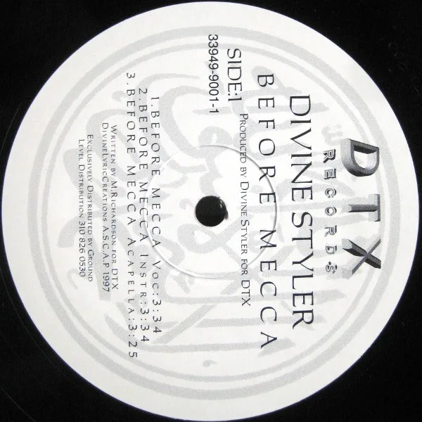 Album cover for Before Mecca by Divine Styler
