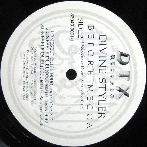 Album cover for Before Mecca by Divine Styler