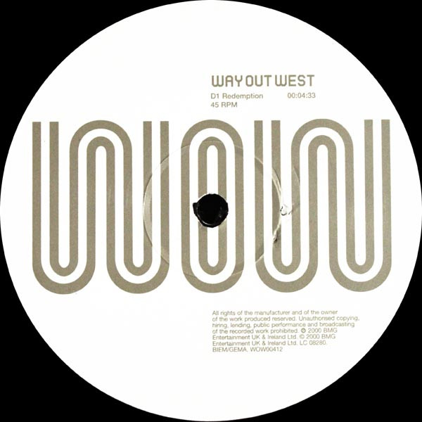 Way Out West - UB Devoid EP, Electronic, Progressive House, Progressive Trance, Trance, 2000 - Way Out West, UK, Vinyl 2x 12"