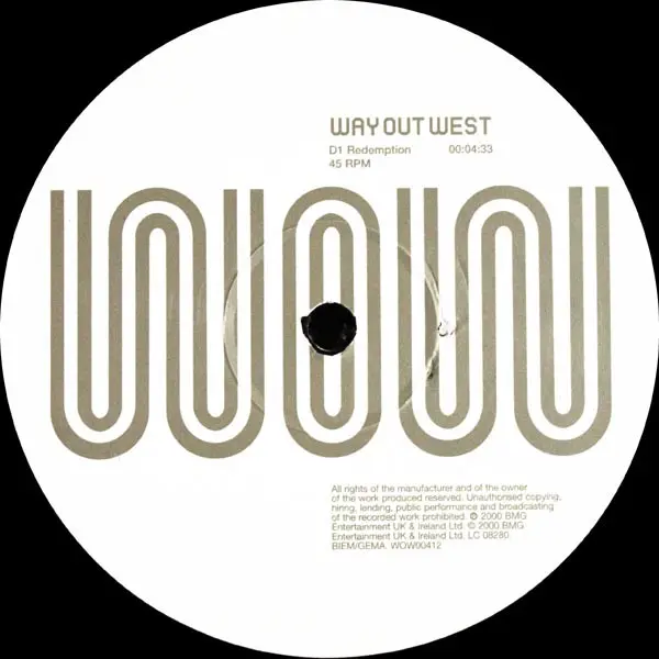 Way Out West - UB Devoid EP, Electronic, Progressive House, Progressive Trance, Trance, 2000 - Way Out West, UK, Vinyl 2x 12"