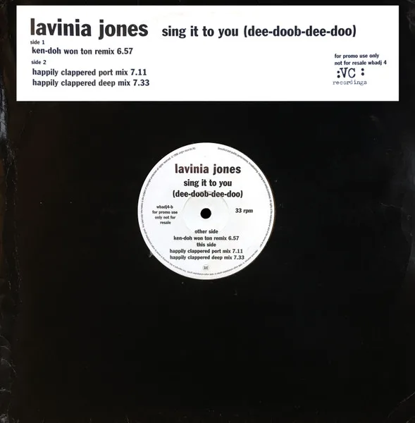 Album cover for Sing It To You (Dee-Doob-Dee Doo) by Lavinia Jones
