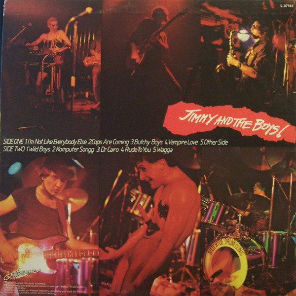 Jimmy And The Boys - Not Like Everybody Else!, Electronic, Rock, New Wave, Punk, 1979 - Avenue Records (3), Australia, Vinyl 