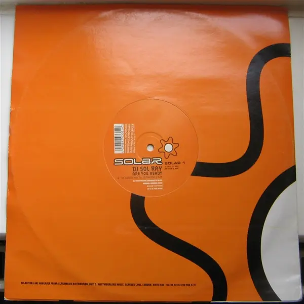Sol Ray - Are You Ready, Electronic, Hard House, 2000 - Solar Trax, UK, Vinyl 1x 12"