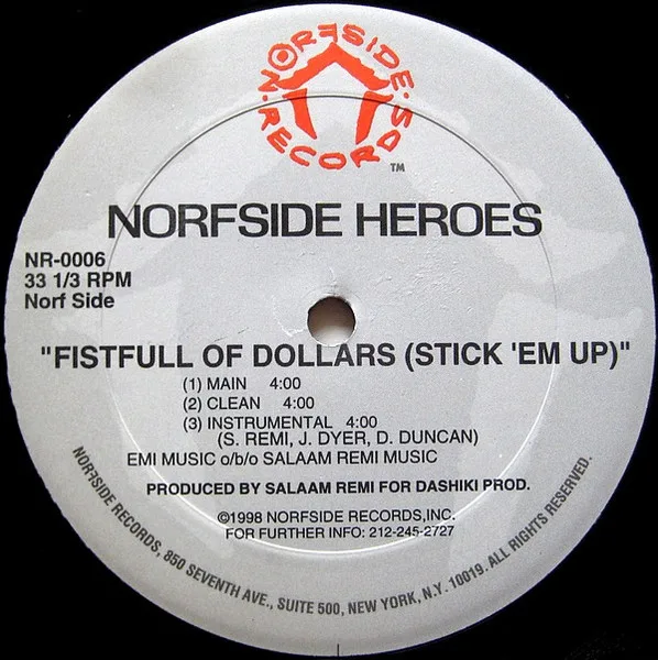 Fistfull Of Dollars (Stick 'Em Up) / Hang Wit' Us