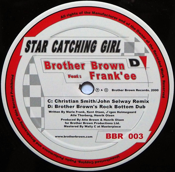 Brother Brown Featuring Frank'ee - Star Catching Girl, Electronic, Progressive House, Progressive Trance, 2001 - Brother Brow