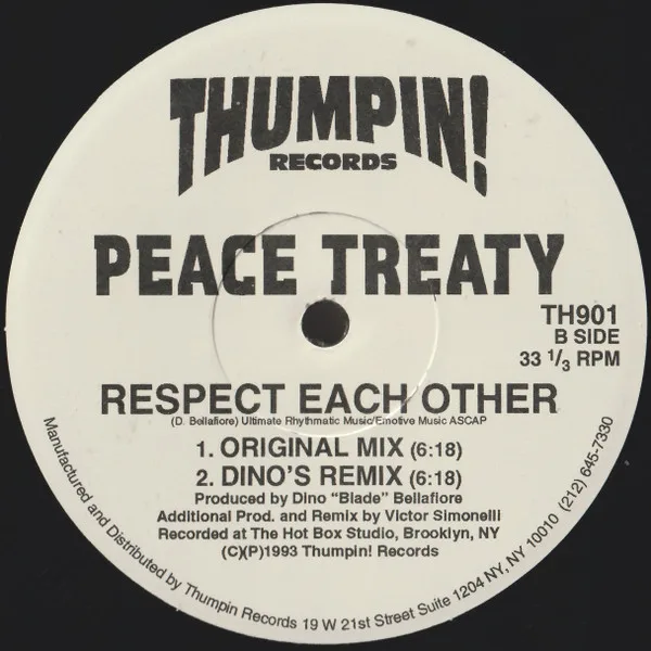 Album cover for Respect Each Other by Peace Treaty